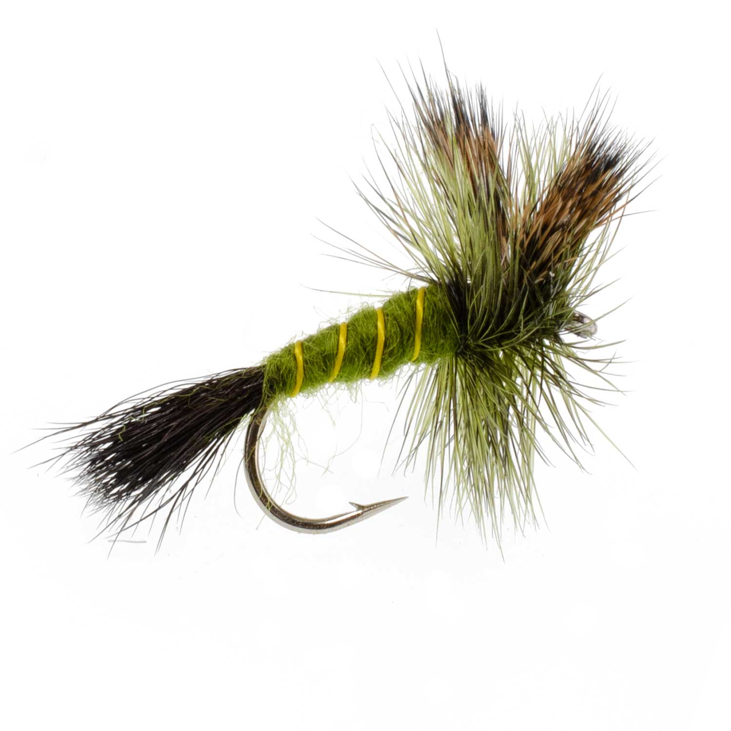 Western Green Drake Dry Fly - 12 Flies Size 8
