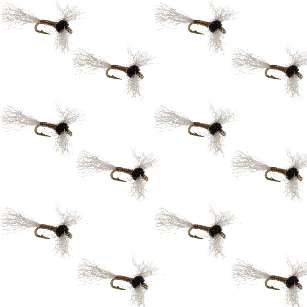 Improved Zelon Midge 12 Flies Hook Size 20