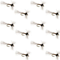 Improved Zelon Midge 12 Flies Hook Size 18