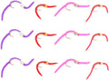 Trout Fly Assortment - San Juan Worm Power Bead Wet Nymph Fly Fishing Flies -  1 Dozen Hook Size 10 - 3 Each of 4 Patterns