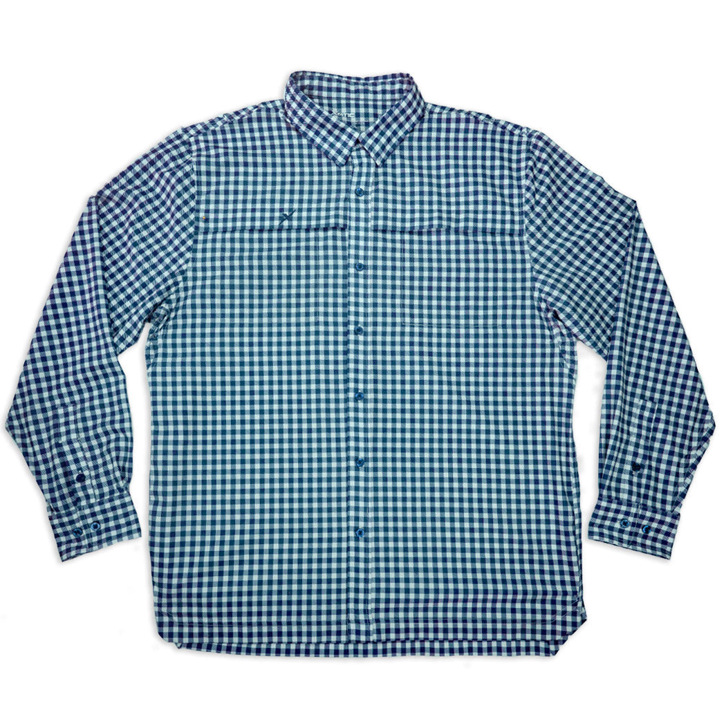Men's Long Sleeve Patterned Lifestyle Button Down w/ REPEL-X