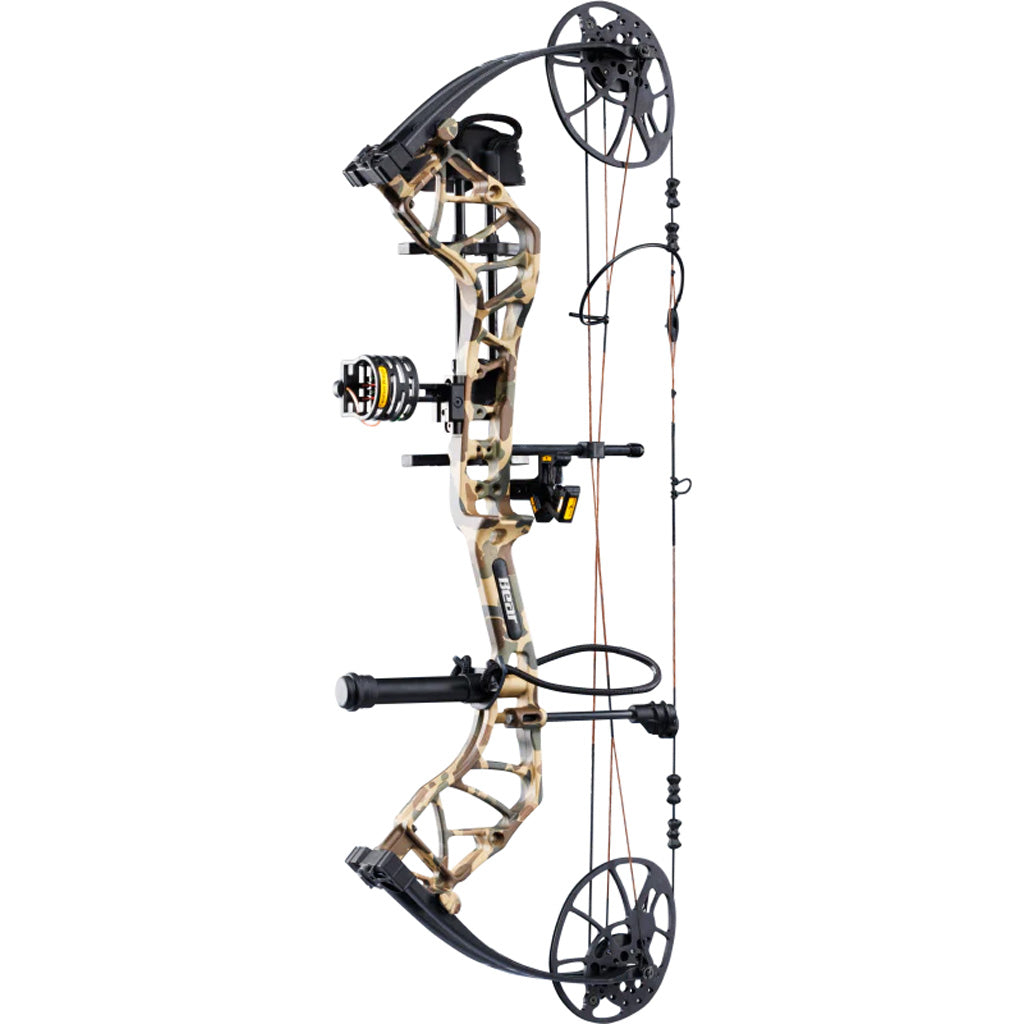 Bear Legit MAXX RTH Bow Package Fred Bear Camo/Black 10-70 lbs. LH