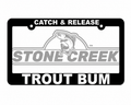 Fishing License Plate Frames - CLEARANCE!