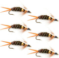 Double Bead Prince Nymph Fly Fishing Flies - 6 Flies Hook Size 12