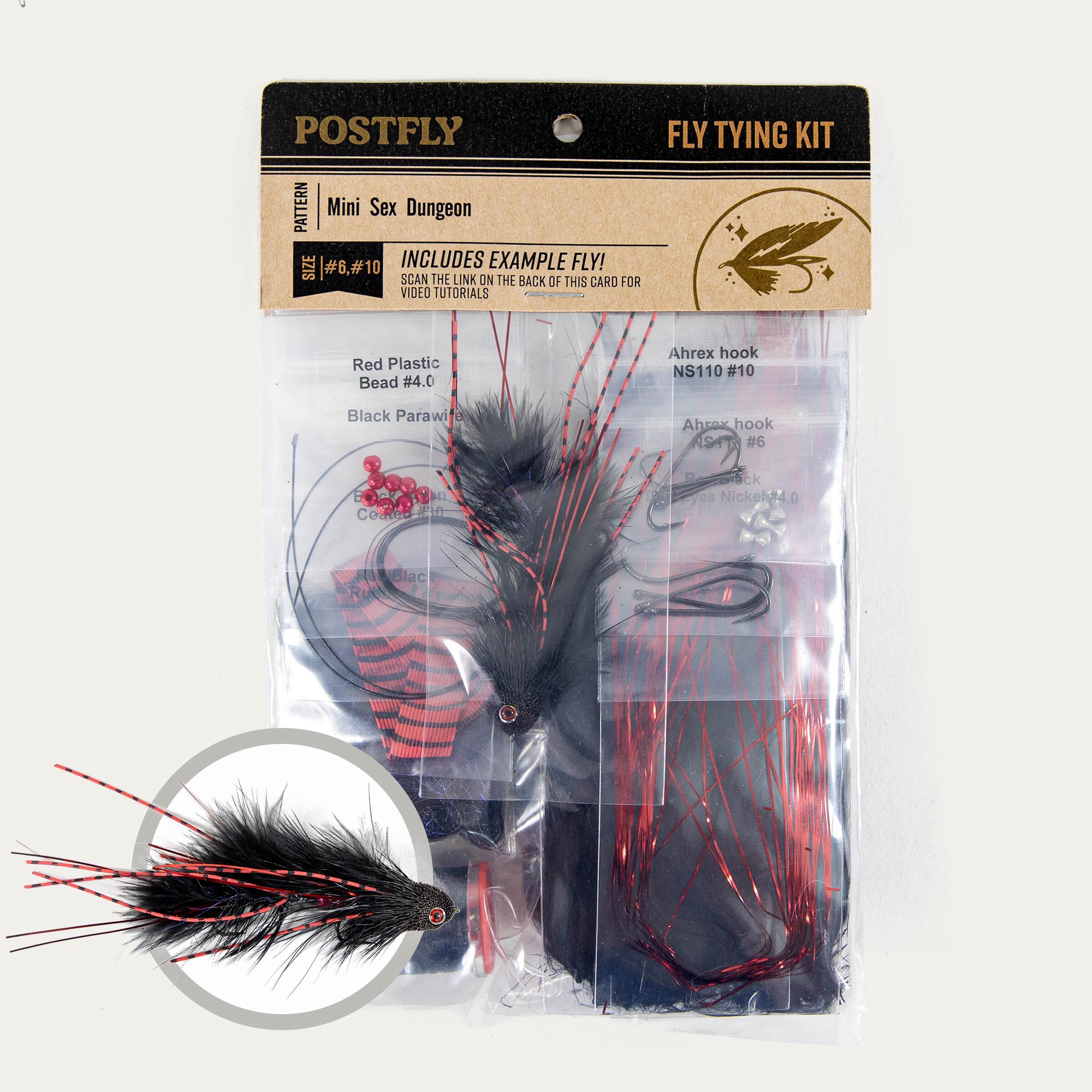 Fly Tying Kit | Mini Sex Dungeon #6 & #10