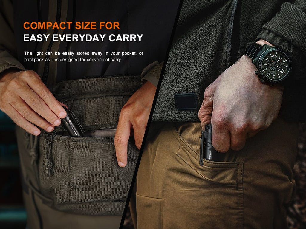Fenix E12 V3 Pocket EDC AA Flashlight