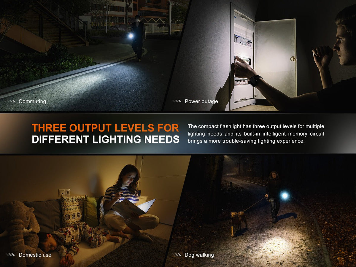 Fenix E12 V3 Pocket EDC AA Flashlight