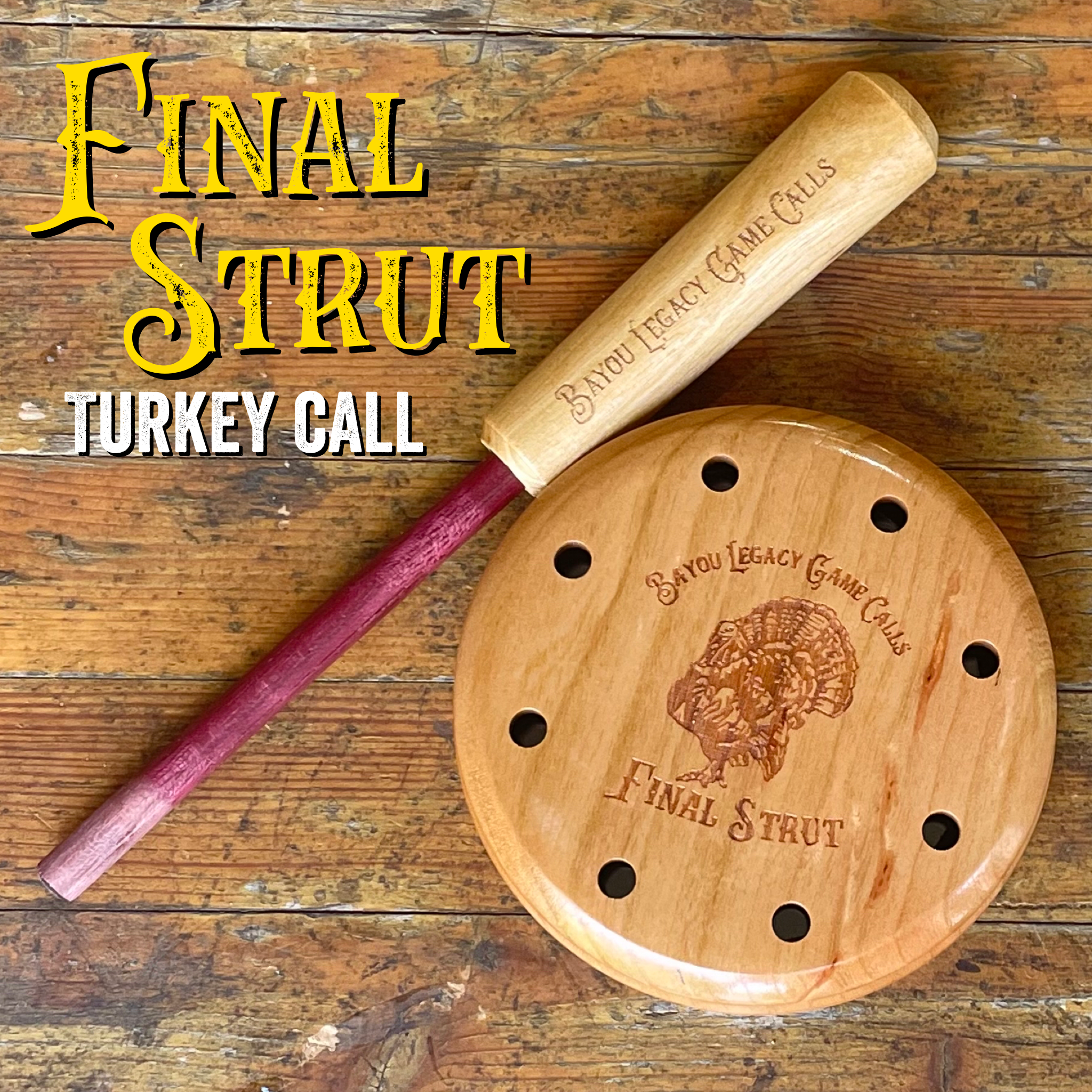 Final Strut Turkey Pot Call
