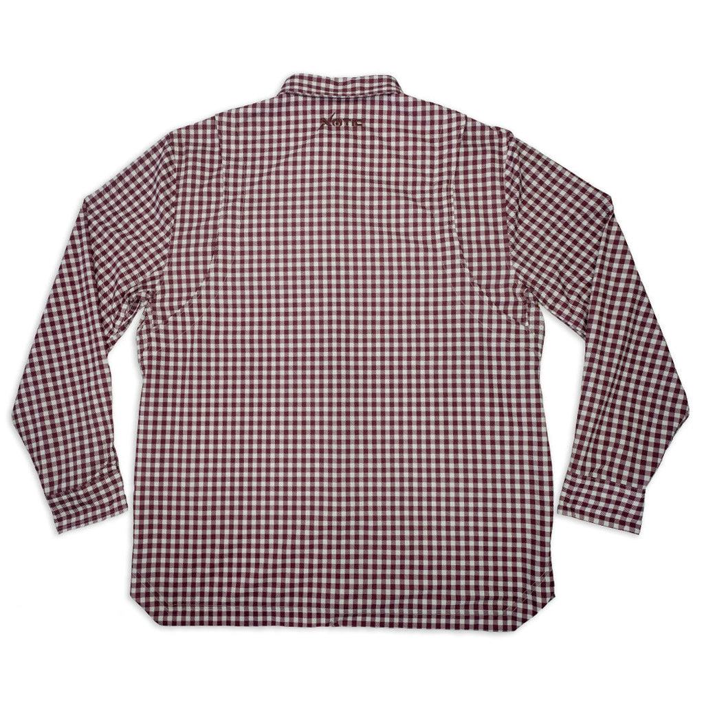 Men's Long Sleeve Patterned Lifestyle Button Down w/ REPEL-X