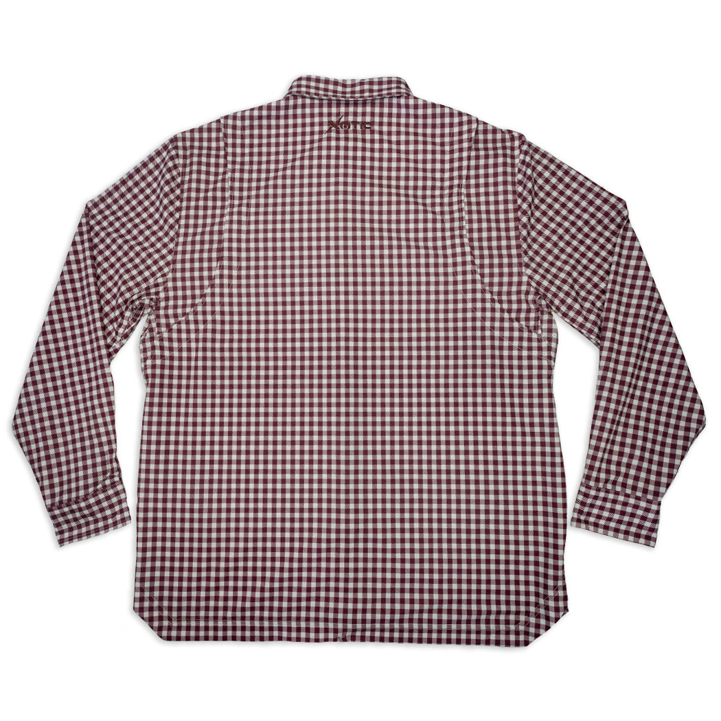 Men's Long Sleeve Patterned Lifestyle Button Down w/ REPEL-X
