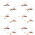 Parachute Super Flash Purple Haze Dry Fly - 12 Flies Size 12