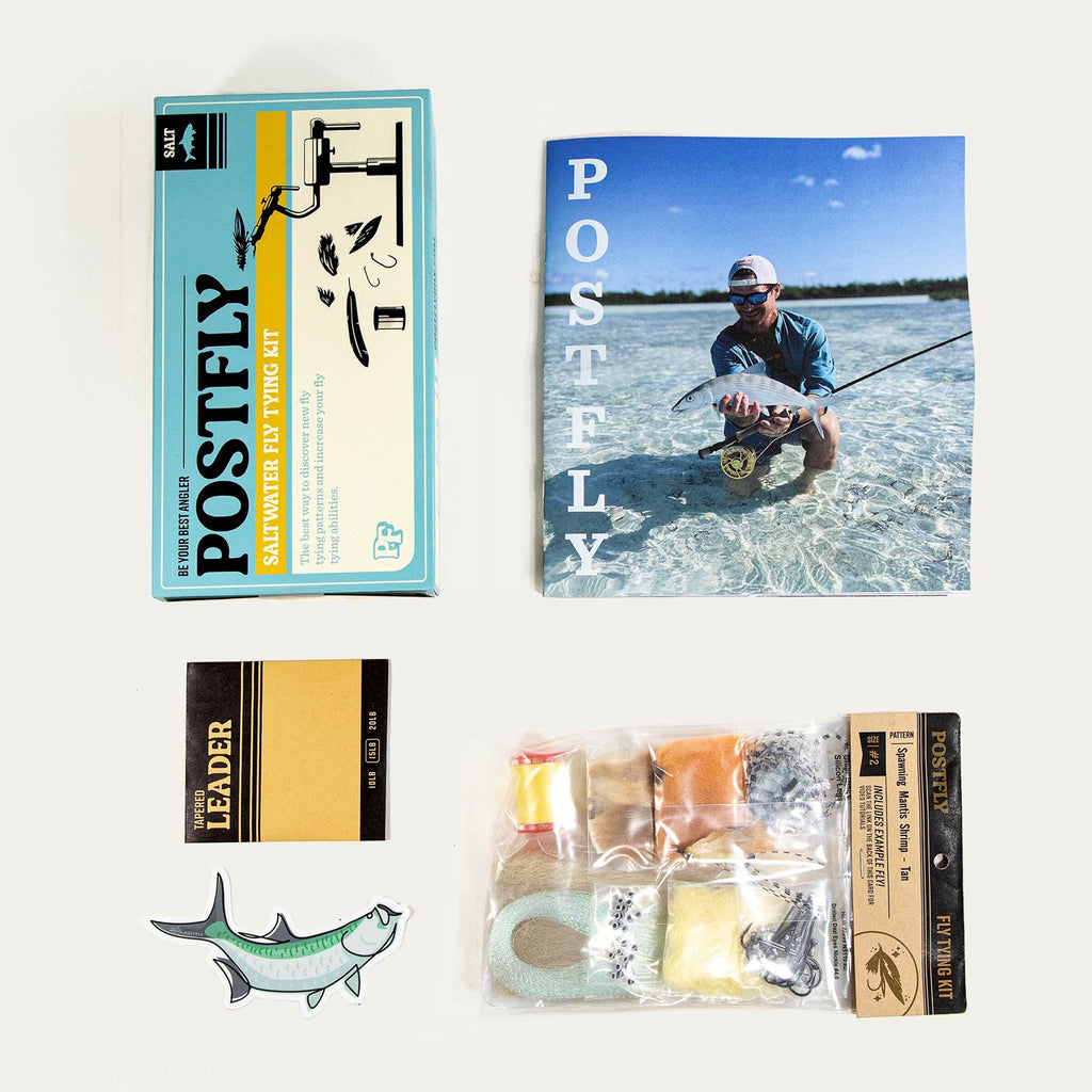 Saltwater Fly Tying Kit Box