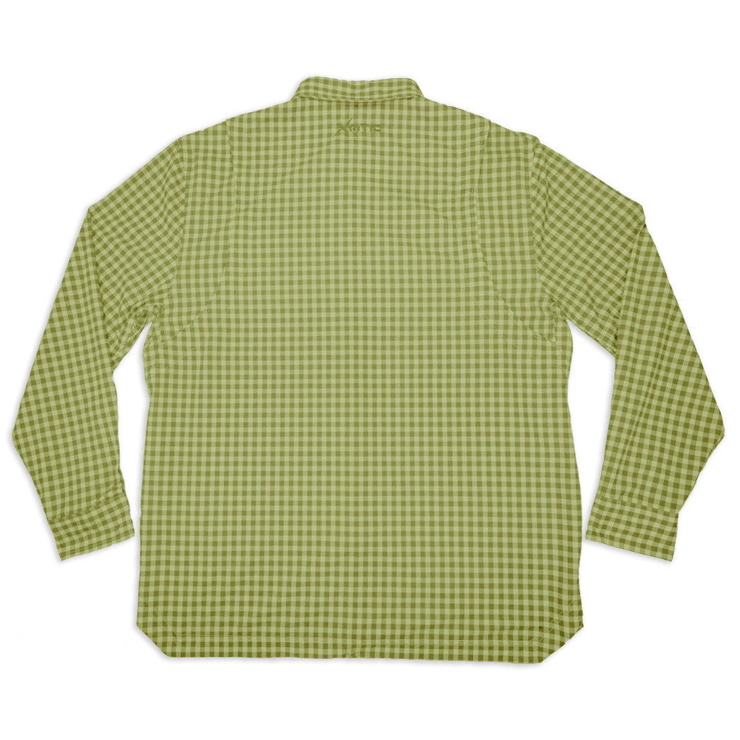 Men's Long Sleeve Patterned Lifestyle Button Down w/ REPEL-X