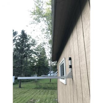 Garage Storage Rack Set - Standart 36" Horizontal Bar-With Kayak Blocks