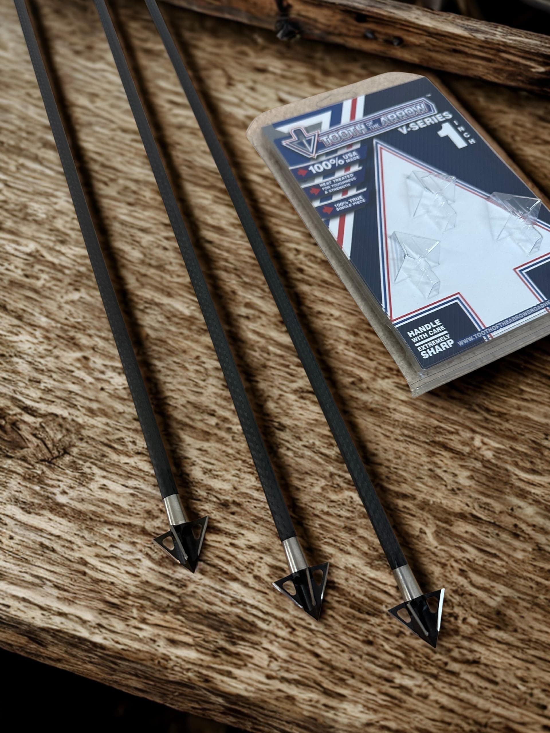 TOTA | 100 grain broadhead | 1-inch vented | fixed blade
