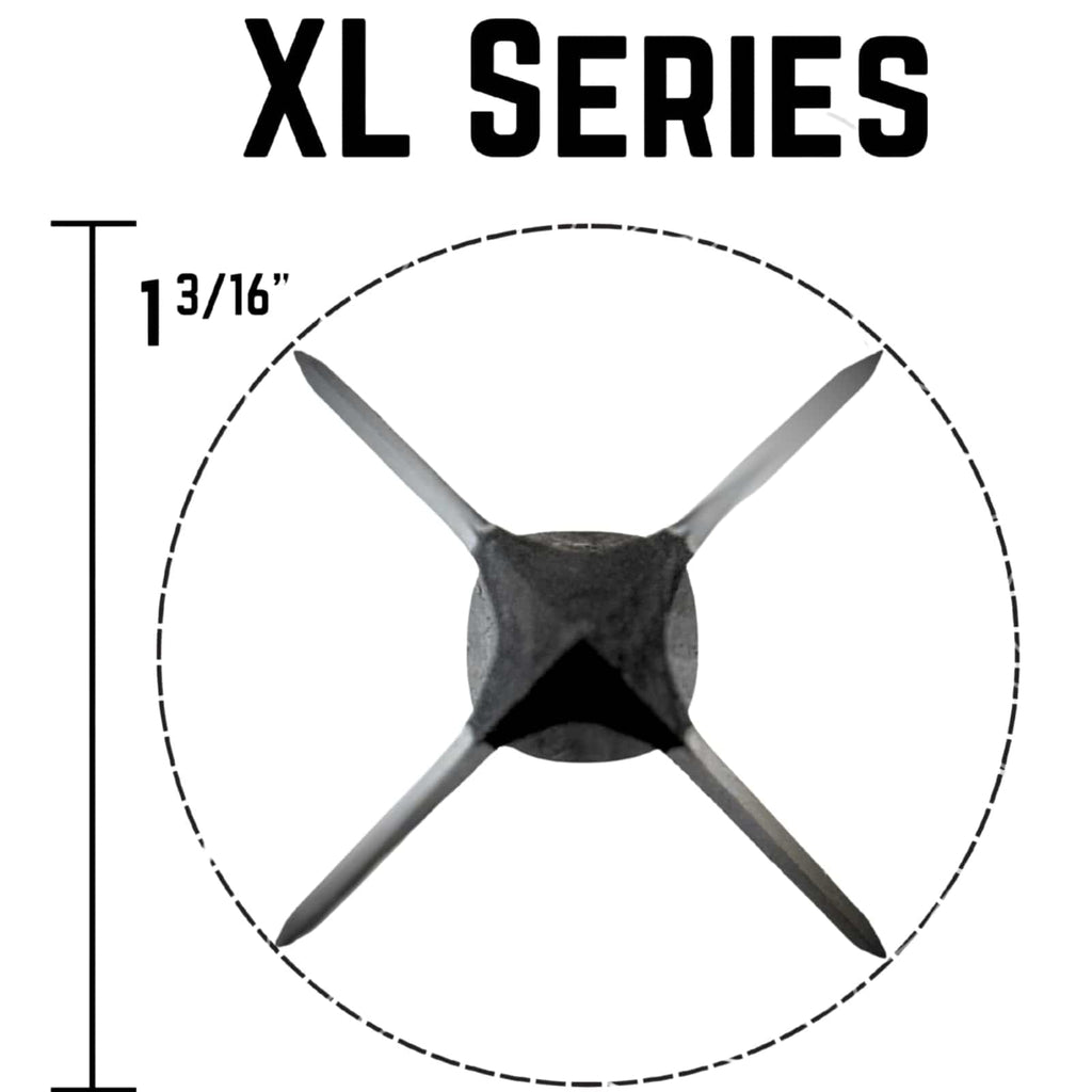 TOTA | 125 grain XL broadhead  | 1-3/16-inch solid | fixed blade