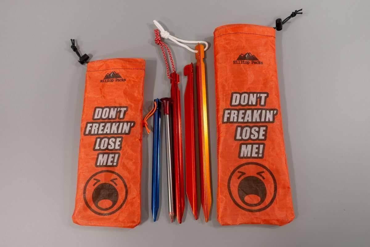 Ultralight Tent Stake Bag Funny Prints