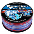 Reaction Tackle X8 Braided Fishing Line - USA Camo 8 Strand