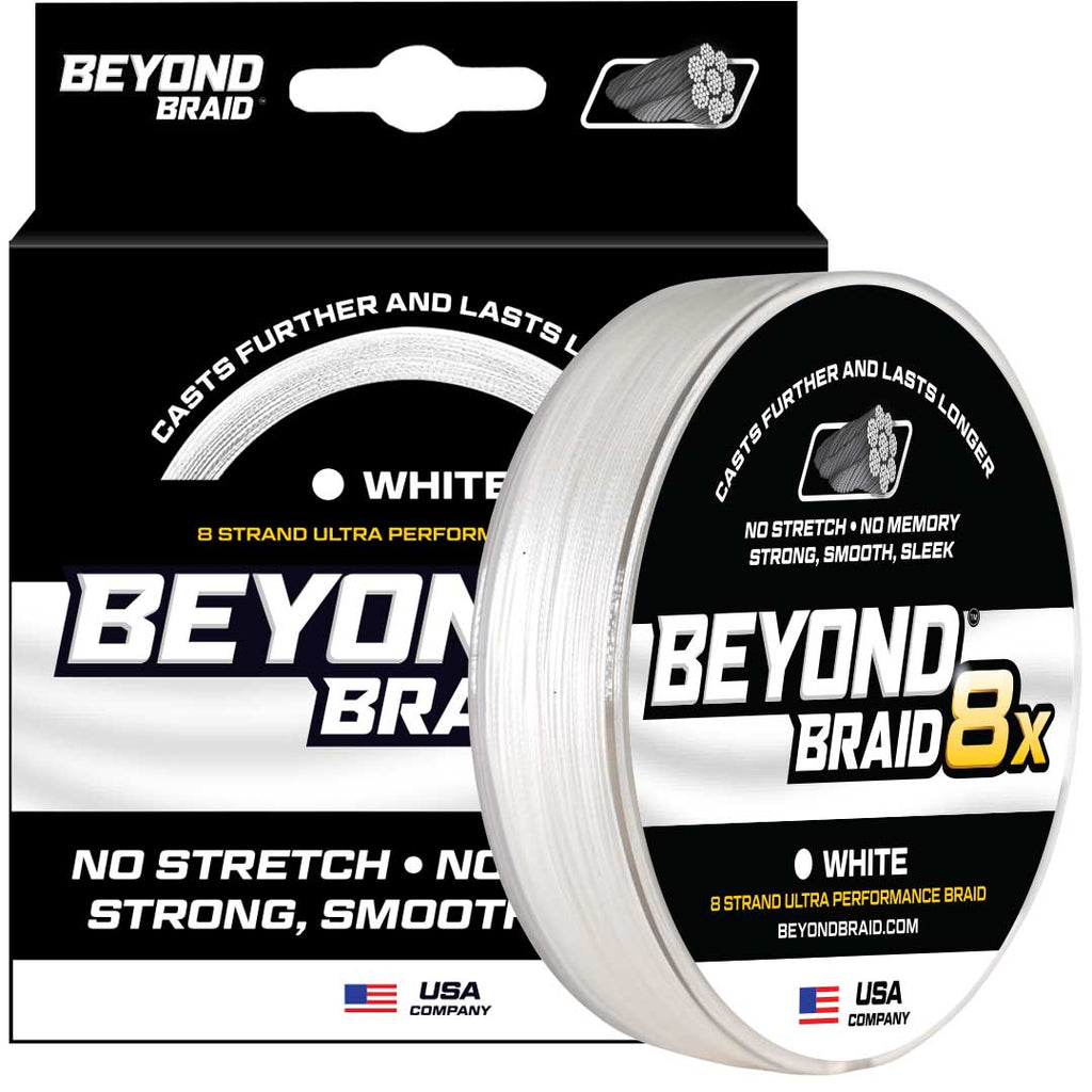 White 8X- Ultra Performance 8 Strand