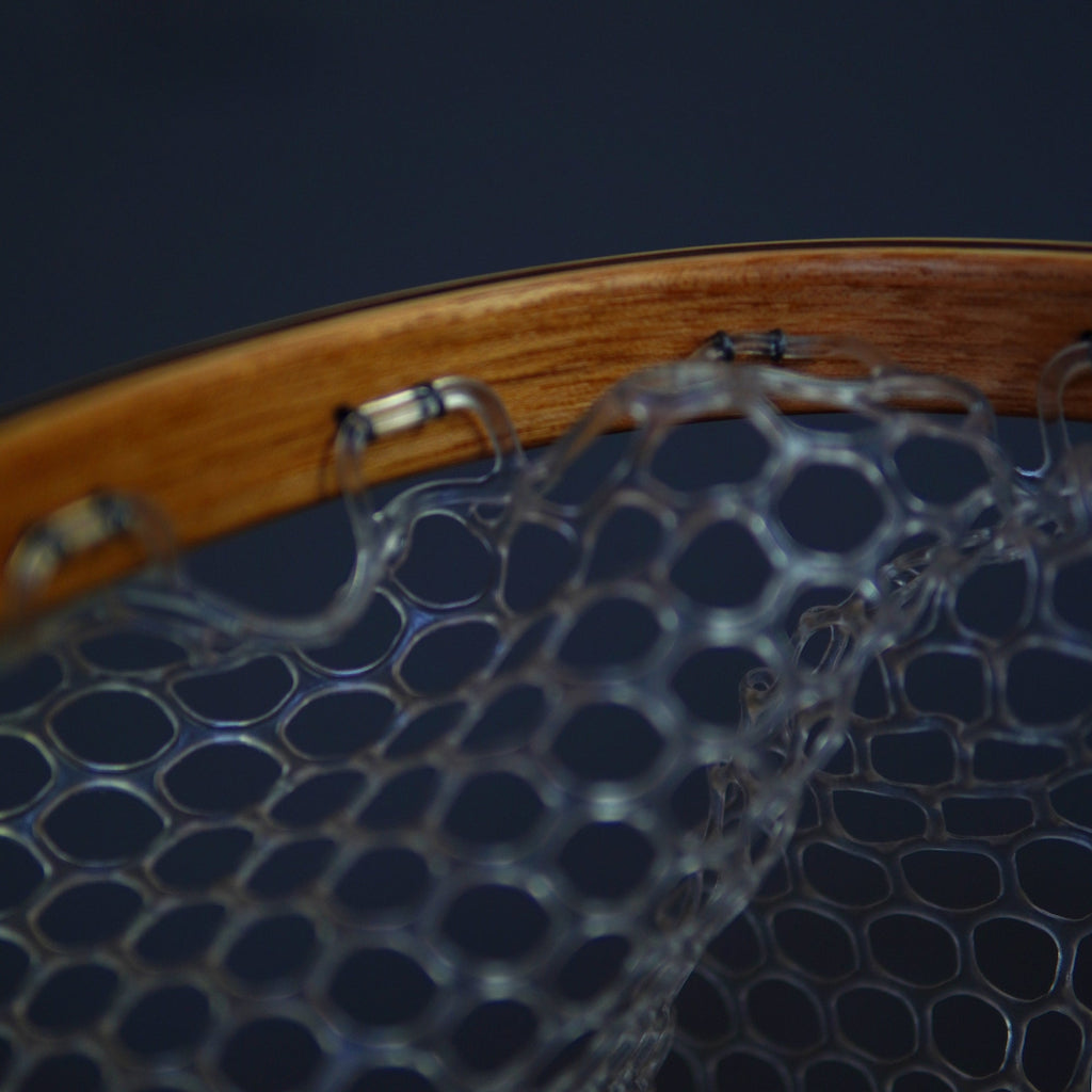 Fat Jake 16"x12" - Natural Fly Fishing Traditional Landing Net - Handcrafted & Made in USA