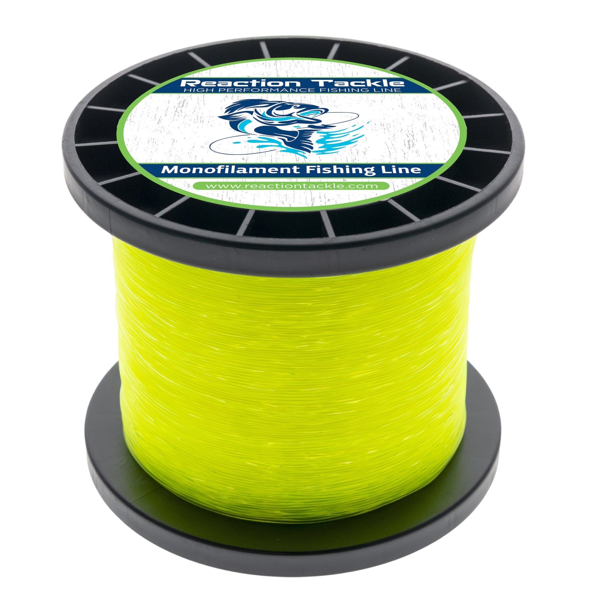 Reaction Tackle Nylon Monofilament Fishing Line - 1 Pound Jumbo Spools